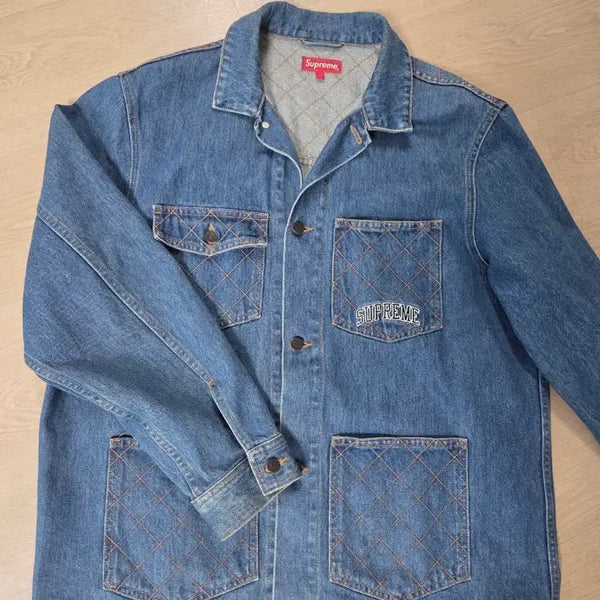 [BUNJANG] Supreme Denim Chore Coat Jacket / (L)슈프림 데님 초어 코트 자켓