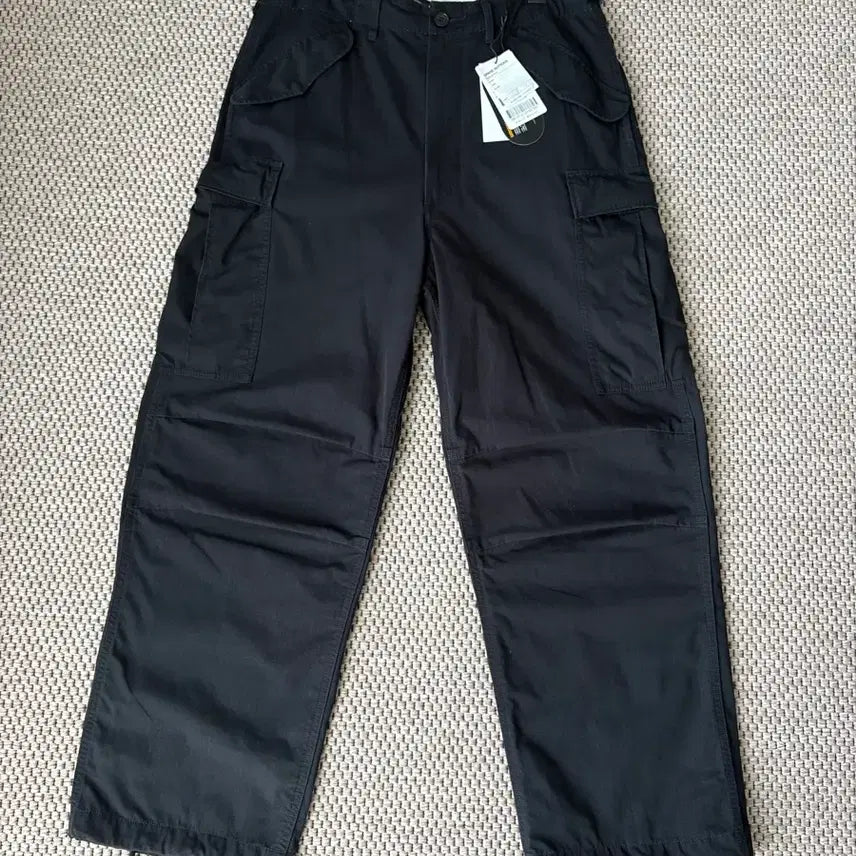 [BUNJANG] nanamica Ripstop Cargo Pants Black / (32) 나나미카 립스탑 카고 팬츠 블랙