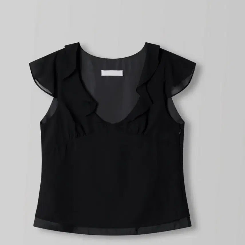 [BUNJANG] 108 Pounds Black Blouse / 108파운드 블랙 블라우스