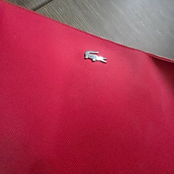 [BUNJANG] Lacoste Red Clutch Bag / 라코스테 클러치 레드