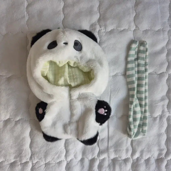 [BUNJANG] 10cm Panda Space Suit Plushie Outfit / 10cm 판다 우주복 솜인형옷