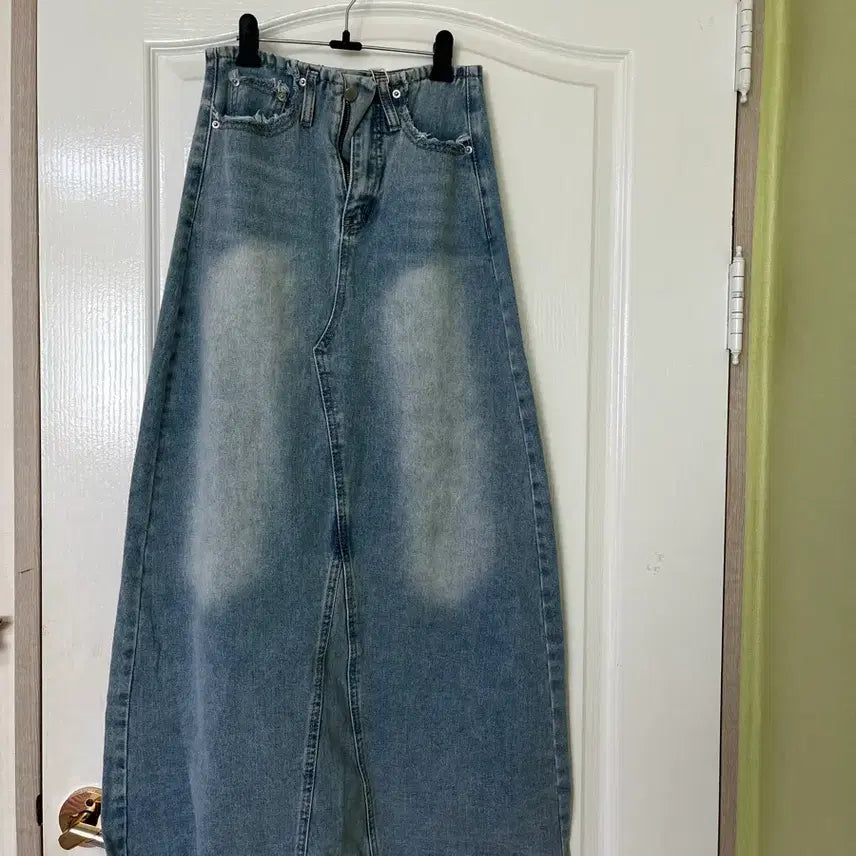 [BUNJANG] Denim Long Skirt / 연천롱 스커트 데님 치마 청치마