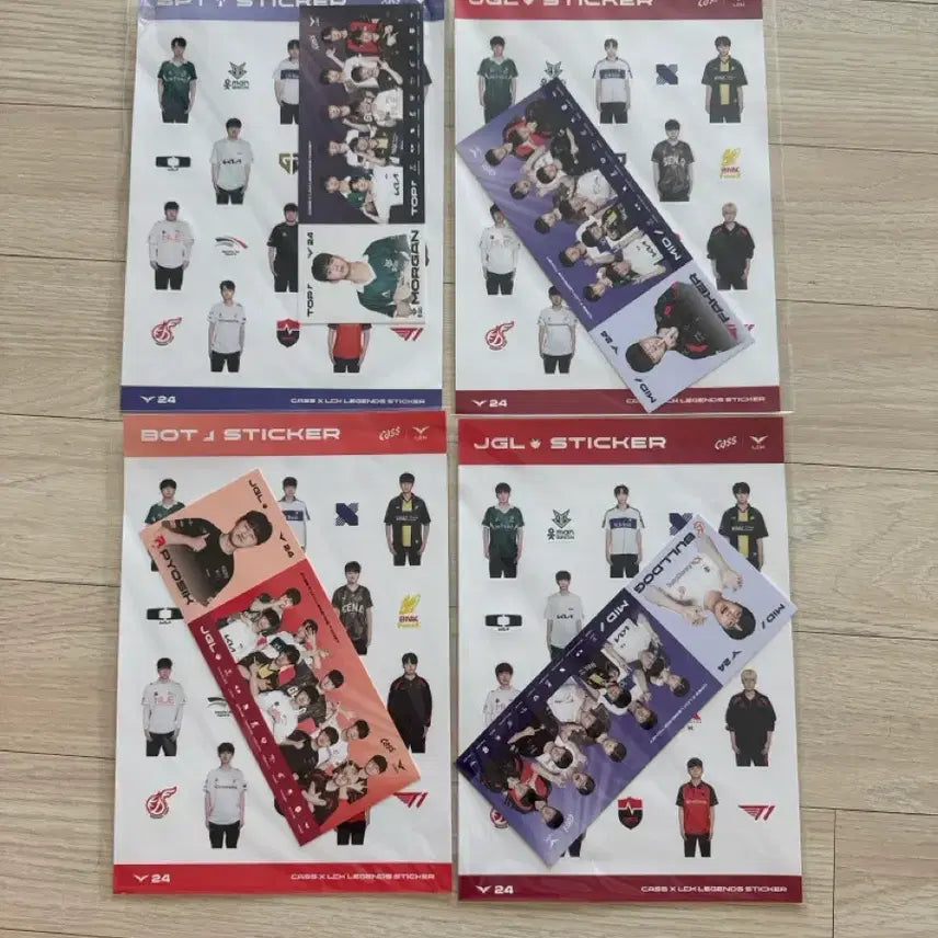 [BUNJANG] LCK Casters Sticker Bundle Set / lck 카스 스티커 일괄