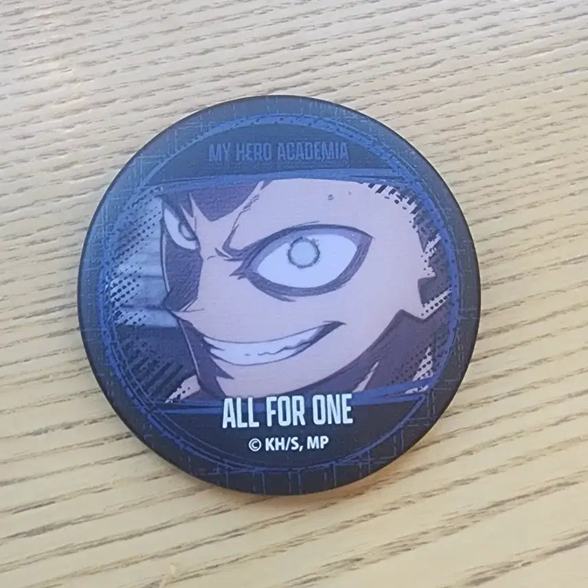 [BUNJANG] My Hero Academia All For One Can Badge / 올포원 캔뱃지
