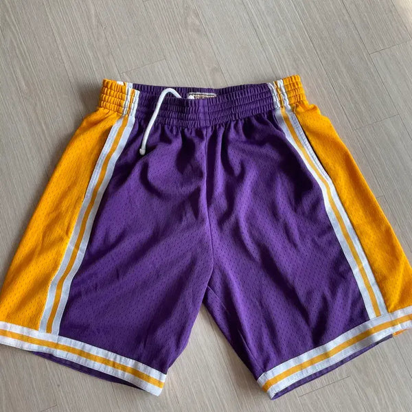 [BUNJANG] Mitchell & Ness LA Lakers Kobe Bryant Away Pocket Shorts / 미첼앤네스 LA 레이커스 코비 브라이언트 어웨이 포켓 쇼츠