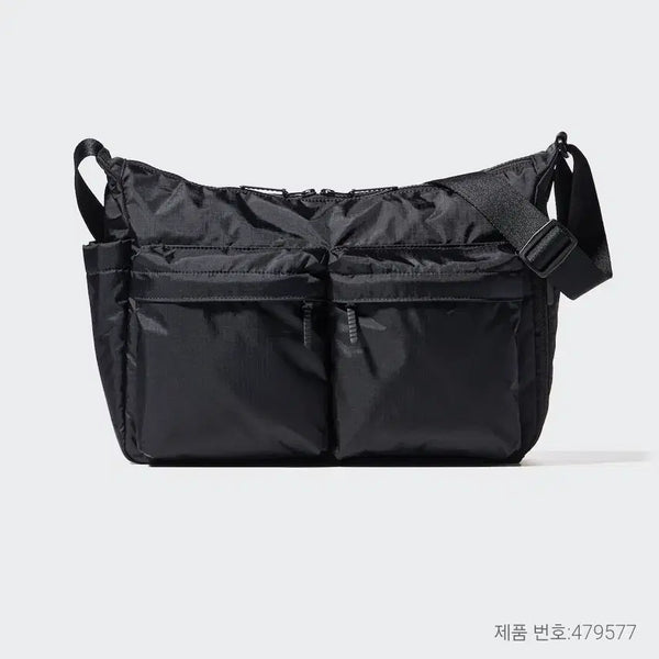 [BUNJANG] Uniqlo Multi Pocket Shoulder Bag Crossbody Bag Black Beige / 유니클로 멀티포켓 숄더백 크로스백 블랙 올리브 베이지