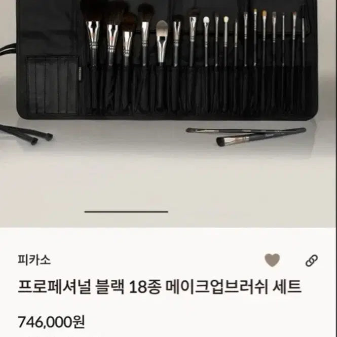 [BUNJANG] Picasso Professional Makeup Brush Set (18 pcs) / 미개봉새상품)피카소 프로페셔널 메이크업 18종 브러쉬세트