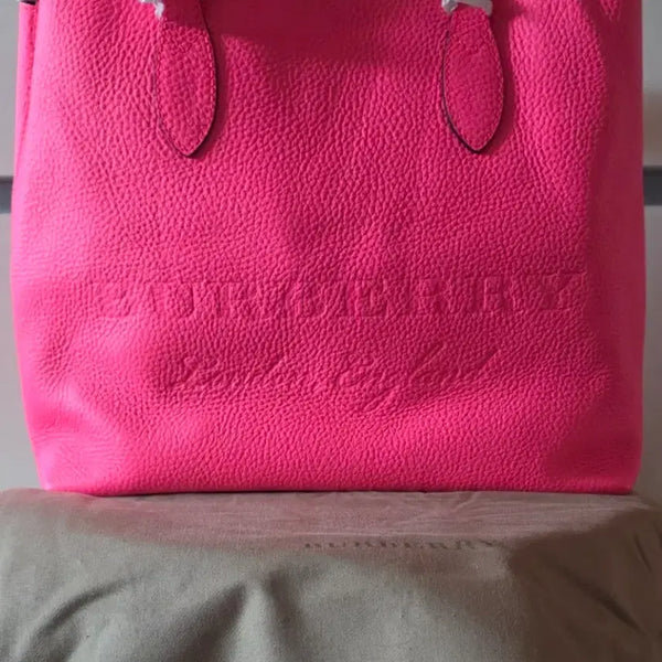 [BUNJANG] Burberry Pink Tote Bag / 새상품정품))버버리 핑크 토트백