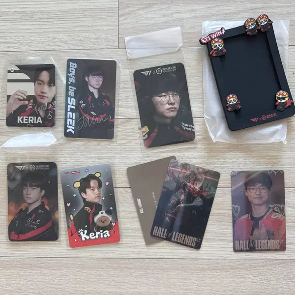 [BUNJANG] Faker Keria Bundle Set Photocard / 페이커 케리아 포토카드 일괄 (페이커 명예의전당 포토카드 포함)