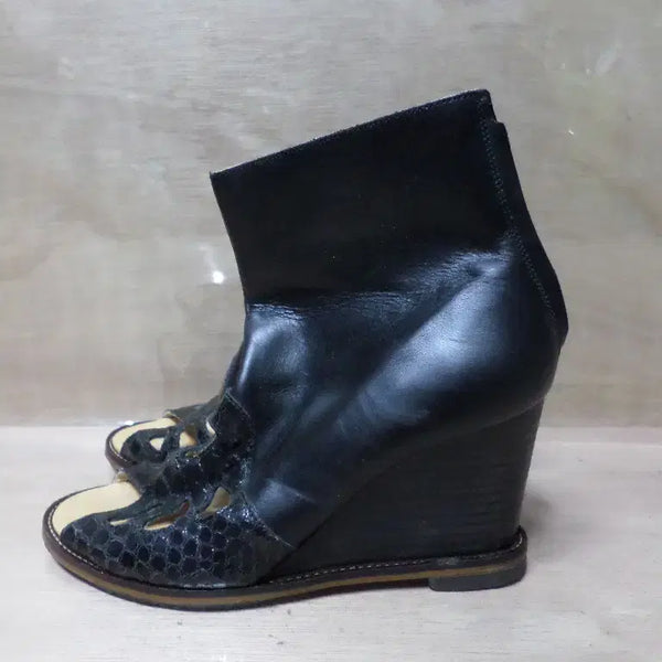 [BUNJANG] Maison Margiela Wedge Sandals Boots / 후루룩구제3 230 mm6 마르지엘라 샌들 웨지 부츠 260802