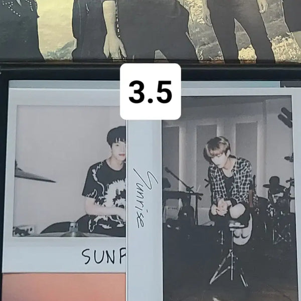 [BUNJANG] Day6 Sunrise Album & Young K, Dowoon Polaroids Bundle Set / 데이식스 선라이즈 앨범과 영케이 도운 폴라 양도 원필 성진 이오데 포카