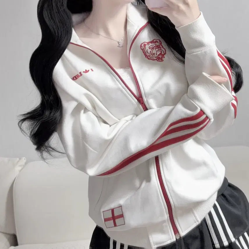 [BUNJANG] Adidas I Love London Red & White Jersey / 아디다스 초희귀 I lOVE LONDON 레드 화이트 런던 져지 s