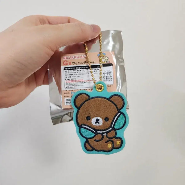 [BUNJANG] Rilakkuma Ichiban Kuji G Prize Wappen Keyring / 리락쿠마 쿠지 제일복권 G상 와펜 키링