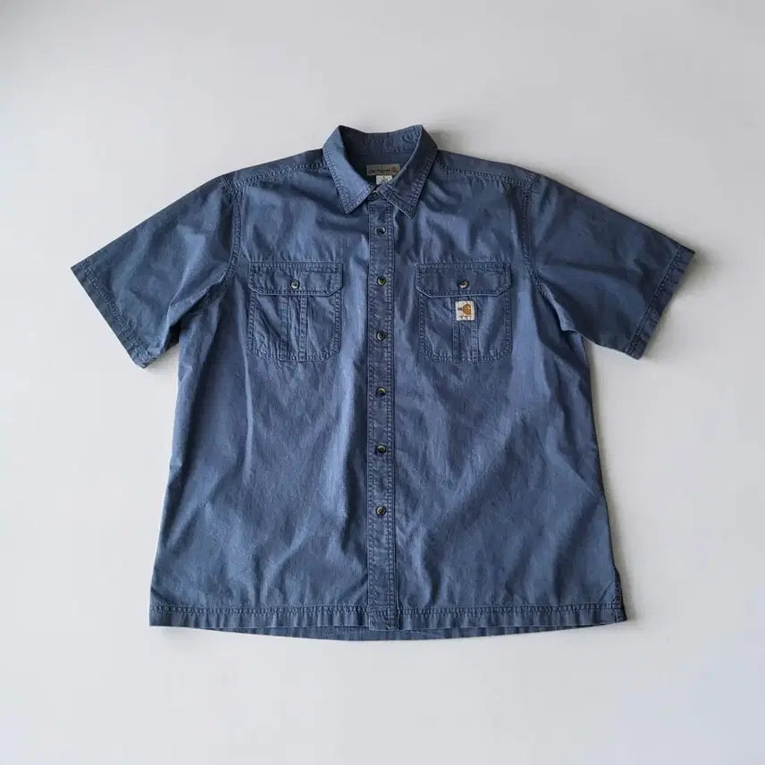 [BUNJANG] Carhartt Cotton Oversized Short Sleeve Shirt L / FR칼하트 면 오버핏 반팔셔츠 L
