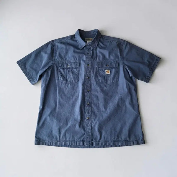 [BUNJANG] Carhartt Cotton Oversized Short Sleeve Shirt L / FR칼하트 면 오버핏 반팔셔츠 L