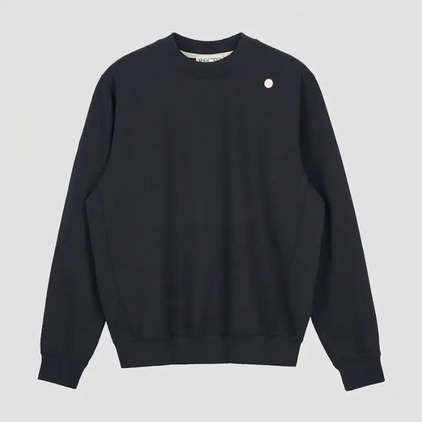 [BUNJANG] RECTO Navy Rubber Mini Logo Crewneck Sweatshirt / [M] 렉토 RECTO 네이비 러버 미니 로고 크루넥 스웻셔츠 맨투맨