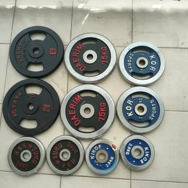 [BUNJANG] Home Gym Weight Plates Set (50kg) / 경량 원판