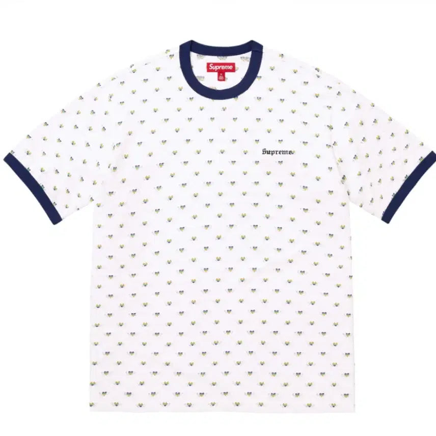 [BUNJANG] Supreme Intarsia Ringer T-Shirt / 슈프림 인타르시아 링거티