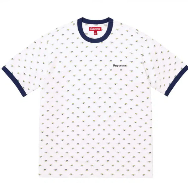 [BUNJANG] Supreme Intarsia Ringer T-Shirt / 슈프림 인타르시아 링거티