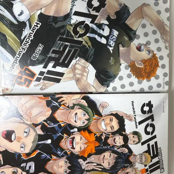 [BUNJANG] Haikyu!! Manga Volume 45 & Final Guidebook Bundle Set / 하이큐 만화책 45권,파이널 가이드북 일괄판매합니다