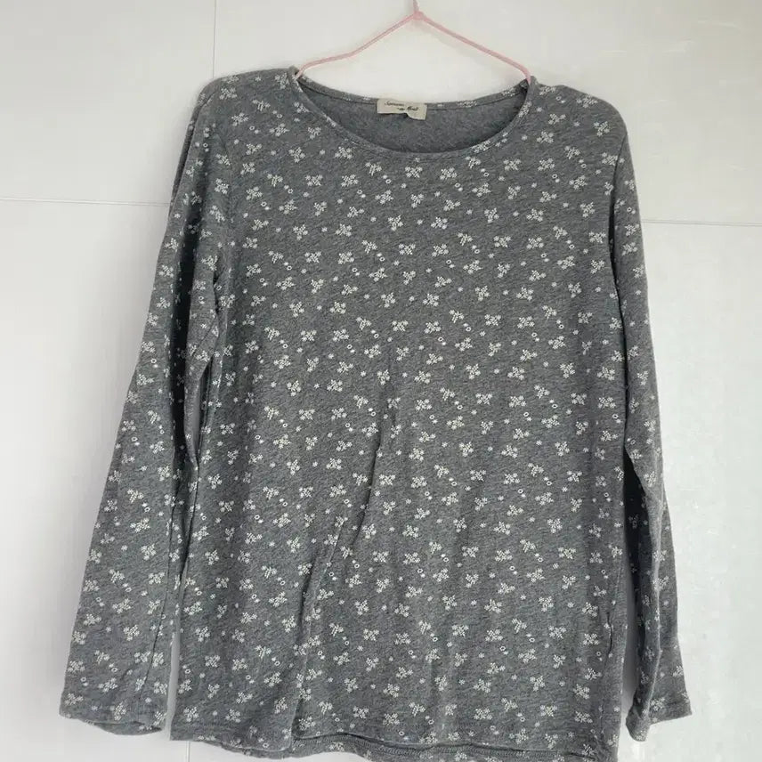 [BUNJANG] Samansamos2 Floral Long Sleeve T-Shirt / Samansamos2 꽃무늬 긴팔티셔츠 모리걸
