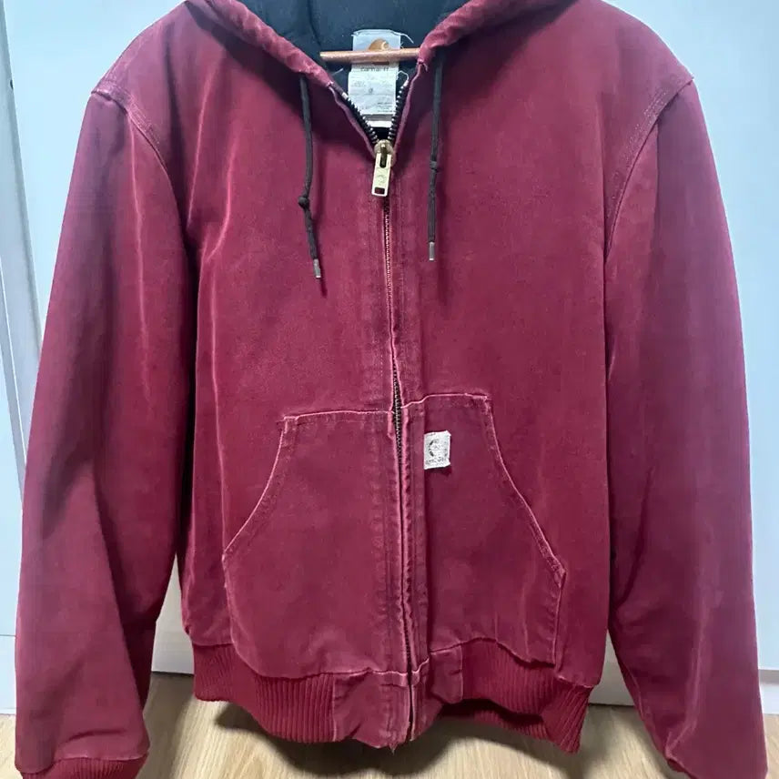 [BUNJANG] Carhartt J130 Crimson Red Small Jacket / 칼하트 J130 CRI(크림슨 레드) small