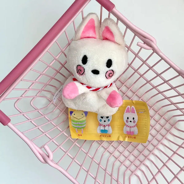 [BUNJANG] Ojarumaru Fox Charm / [미사용] 오자루마루 인형 키링 가챠 신사여우 니코린보