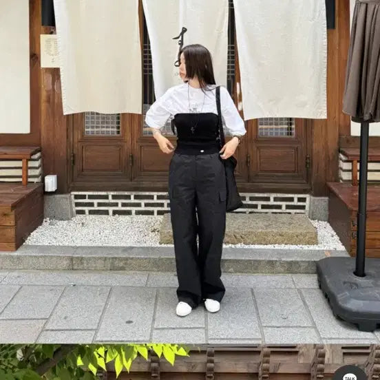 [BUNJANG] Vintage For You Nylon Cargo Pants Small New Arrival / 빈티지포유 나일론카고팬츠 스몰 새상품