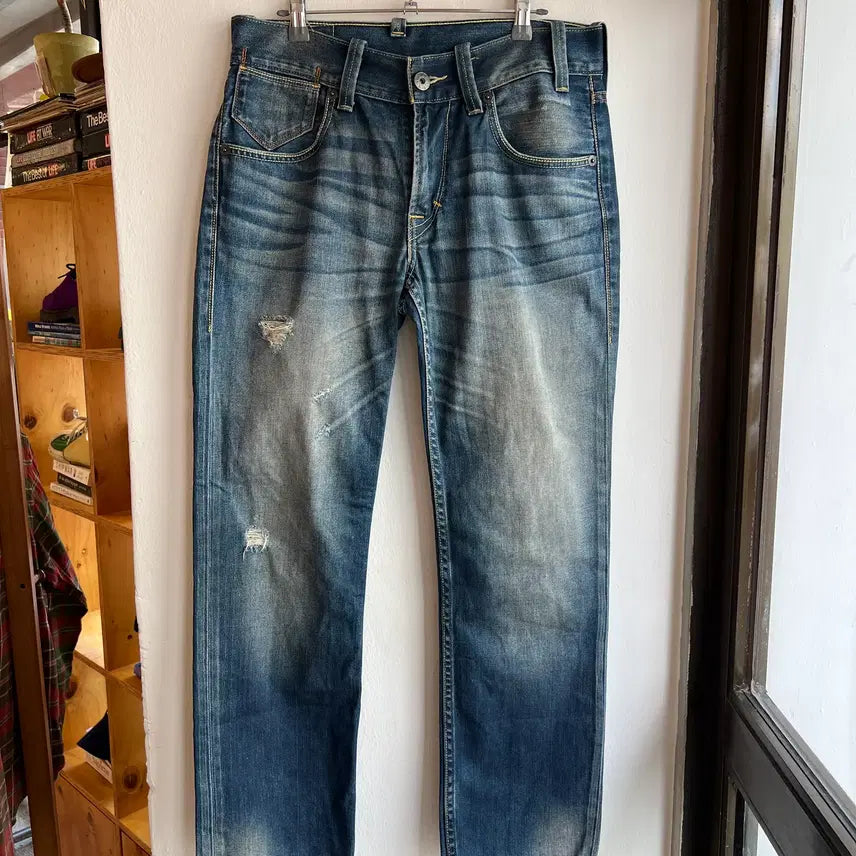 [BUNJANG] Levi's 504 Straight Vintage Denim Pants Size 32 / [32] 리바이스 504 스트레이트 빈티지 데님팬츠
