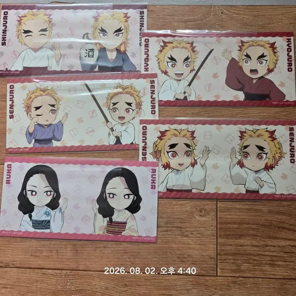 [BUNJANG] Demon Slayer Kyojuro Rengoku & Family Illustration Postcard / 귀멸의 칼날 렌고쿠 쿄쥬로&쿄주로 가족 일러스트 엽서