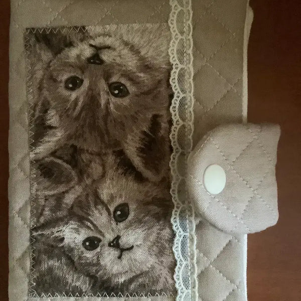 [BUNJANG] A6 Hobonichi Diary Cover - Cat Balcony Neko Design / 다이어리 커버 호보니치 커버 a6 커버 고양이 발코니네코