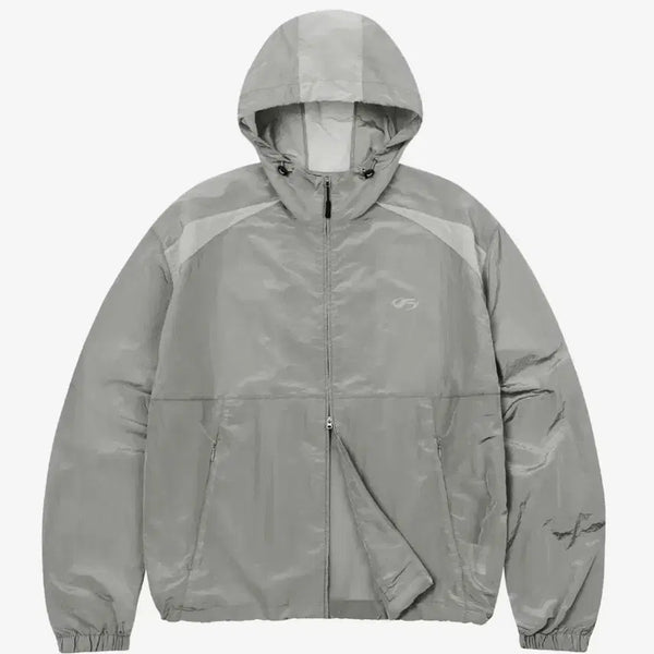 [BUNJANG] Filuminate Sheer Leisure Logo Windbreaker (L) / 필루미네이트 시어 레저 로고 윈드브레이커 L