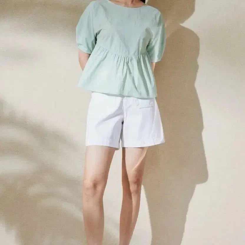 [BUNJANG] KUHO Volume Sleeve Blouse 23SS / 구호 볼륨 슬리브 블라우스 23SS