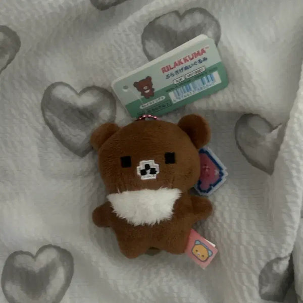 [BUNJANG] Rilakkuma Kogumakko Gaming Plush Keychain / 리락쿠마 코구마 게이밍 인형 키링