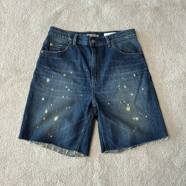 [BUNJANG] Our Legacy Painted Denim Shorts / 아워레가시 데님 페인팅 쇼츠 반바지 28