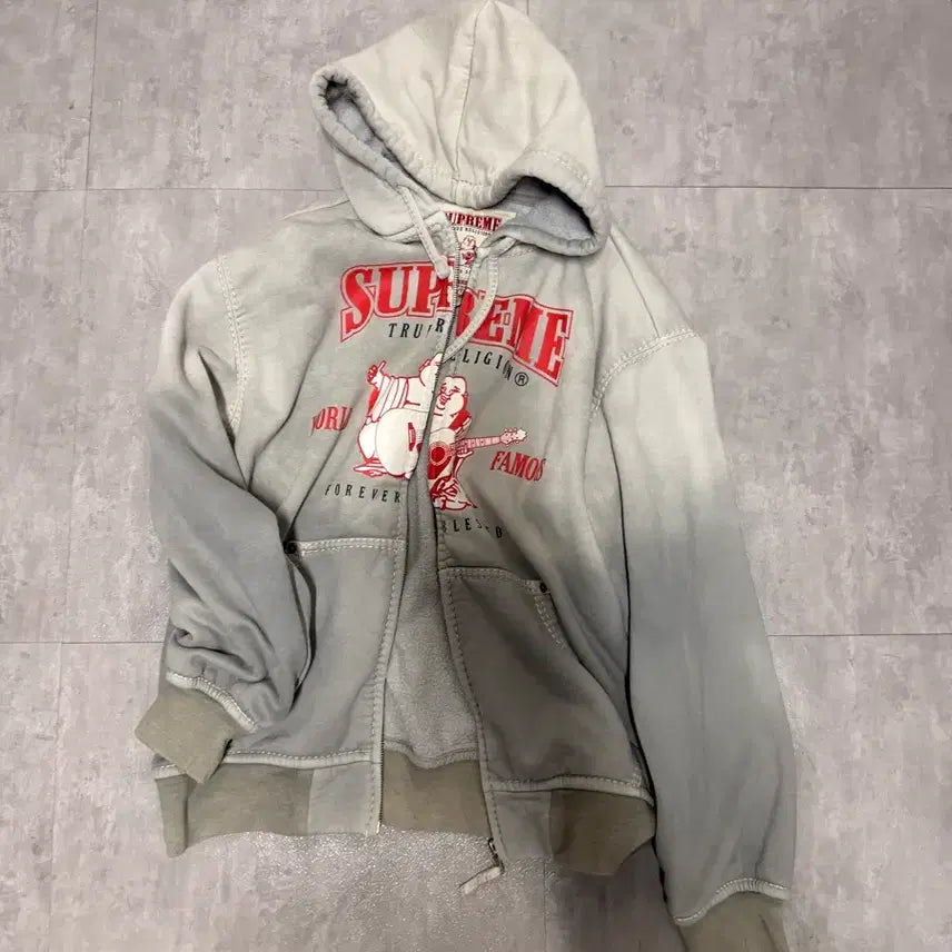 [BUNJANG] Supreme True Religion Zip-Up Hoodie (M) / 슈프림 트루 릴리젼 후드집업 M