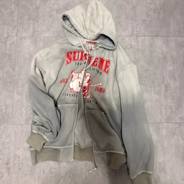 [BUNJANG] Supreme True Religion Zip-Up Hoodie (M) / 슈프림 트루 릴리젼 후드집업 M