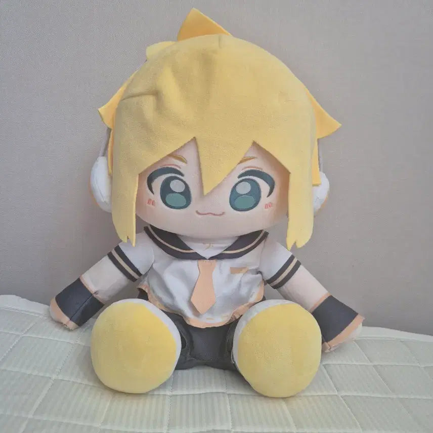 [BUNJANG] Kagamine Len 35cm Large Plush Doll / 카가미네 렌 미니돌 35cm 대형 누이