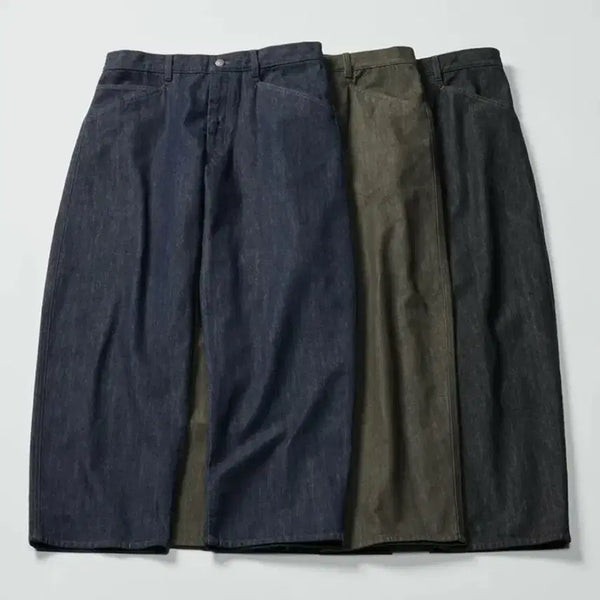 [BUNJANG] Uniqlo C Barrel Jeans 29 inch Long Olive / 유니클로c 배럴진 긴기장 29인치 올리브
