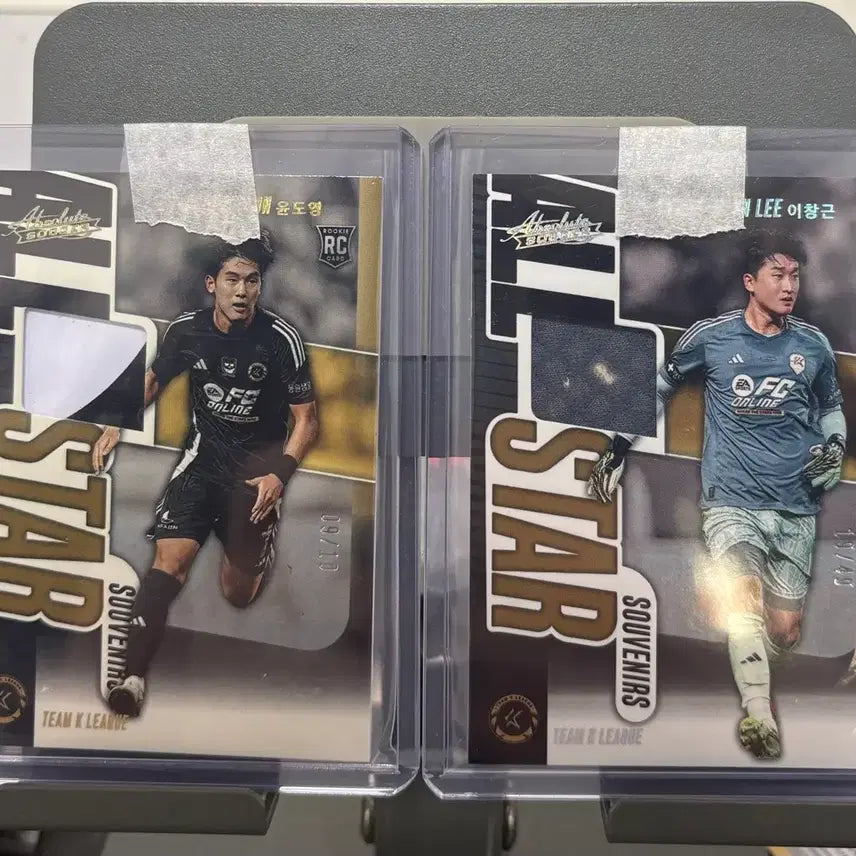 [BUNJANG] Yoon Do-young, Lee Chang-geun Match-Worn Patch Card Bundle Set / 윤도영,이칭근 스포츠 실착 패치카드 판매합니다