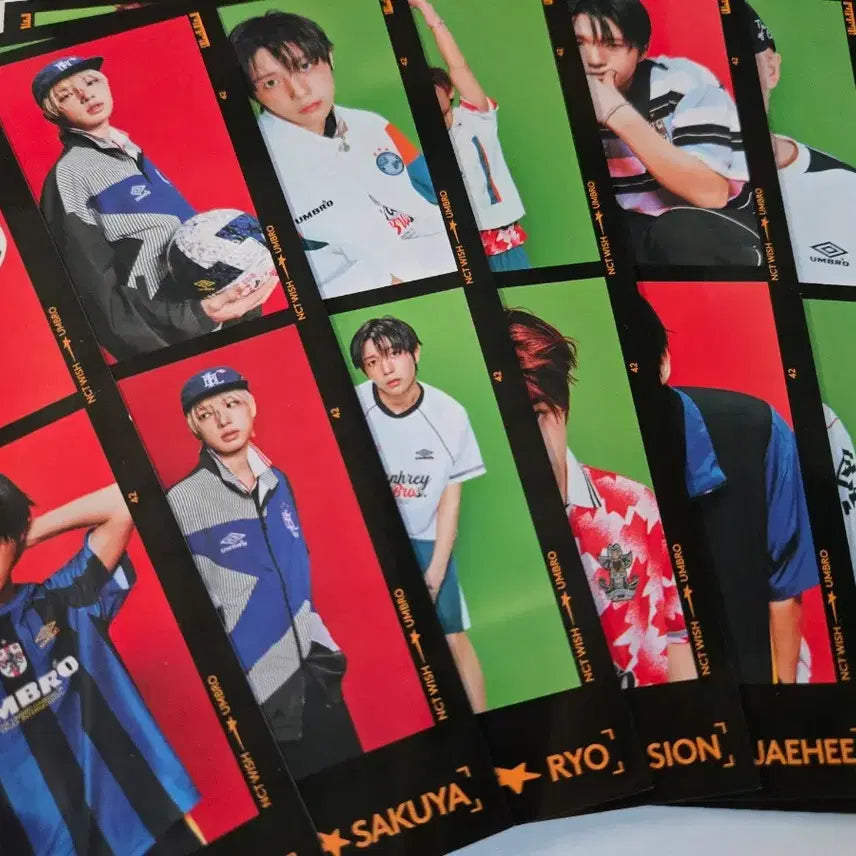 [BUNJANG] NCT Umbro Postcard Bundle Set / NCT 엄브로 엽서 7장 일괄