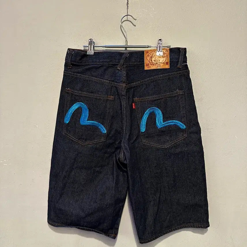 [BUNJANG] Evisu Denim Shorts / 에비수 데님 팬츠 반바지