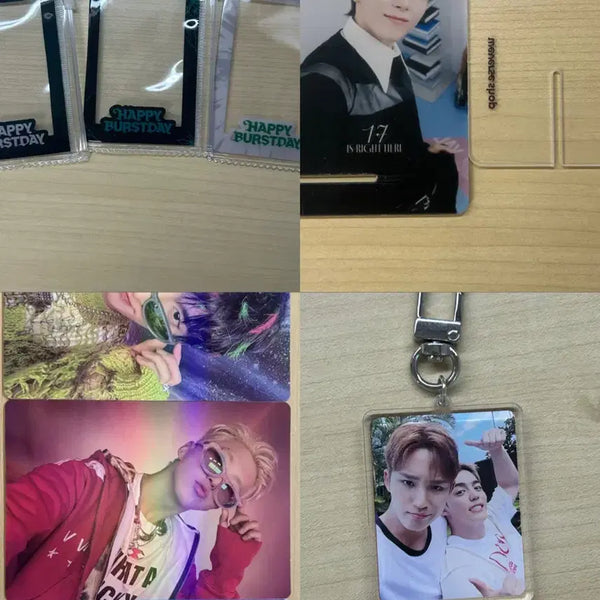 [BUNJANG] SEVENTEEN BSS CM Lucky Draw Photocard Pouch Hologram Frame Keychain / 세븐틴 부석순 cxm 위버스특전 포카파우치 홀로그램액자 키링