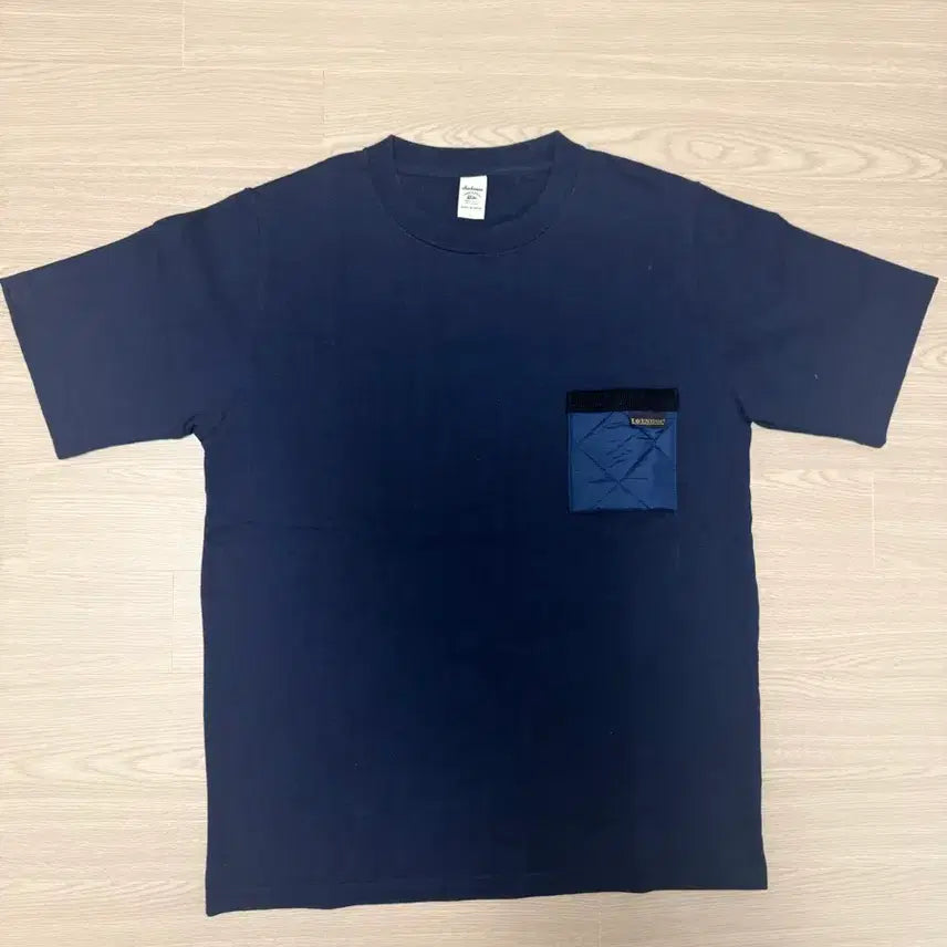 [BUNJANG] Jackman x Lavenham Quilted Pocket T-Shirt Navy / Jackman 잭맨 포켓 티셔츠