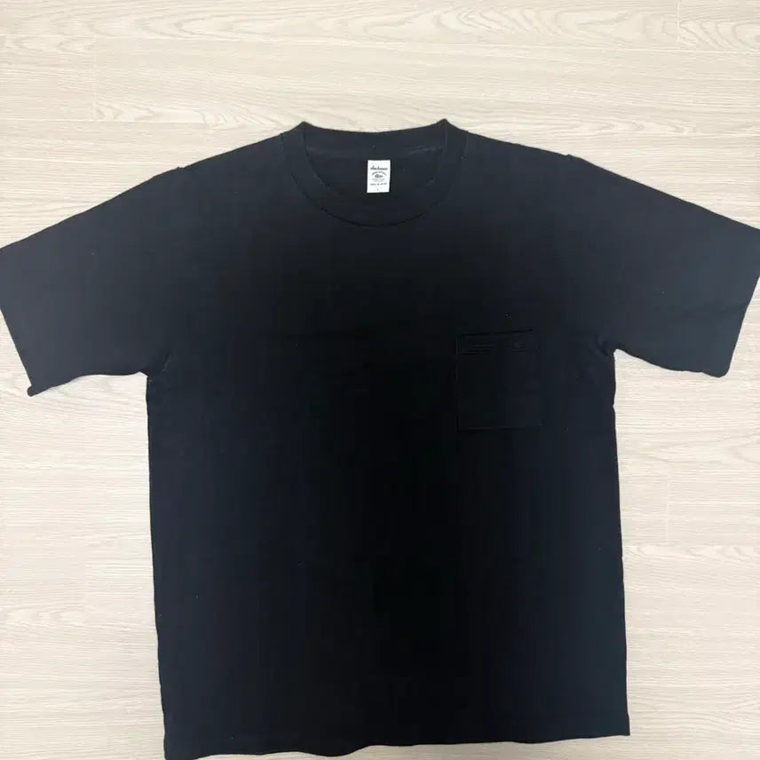 [BUNJANG] Jackman Black Pocket T-Shirt / Jackman 잭맨 포켓 티셔츠