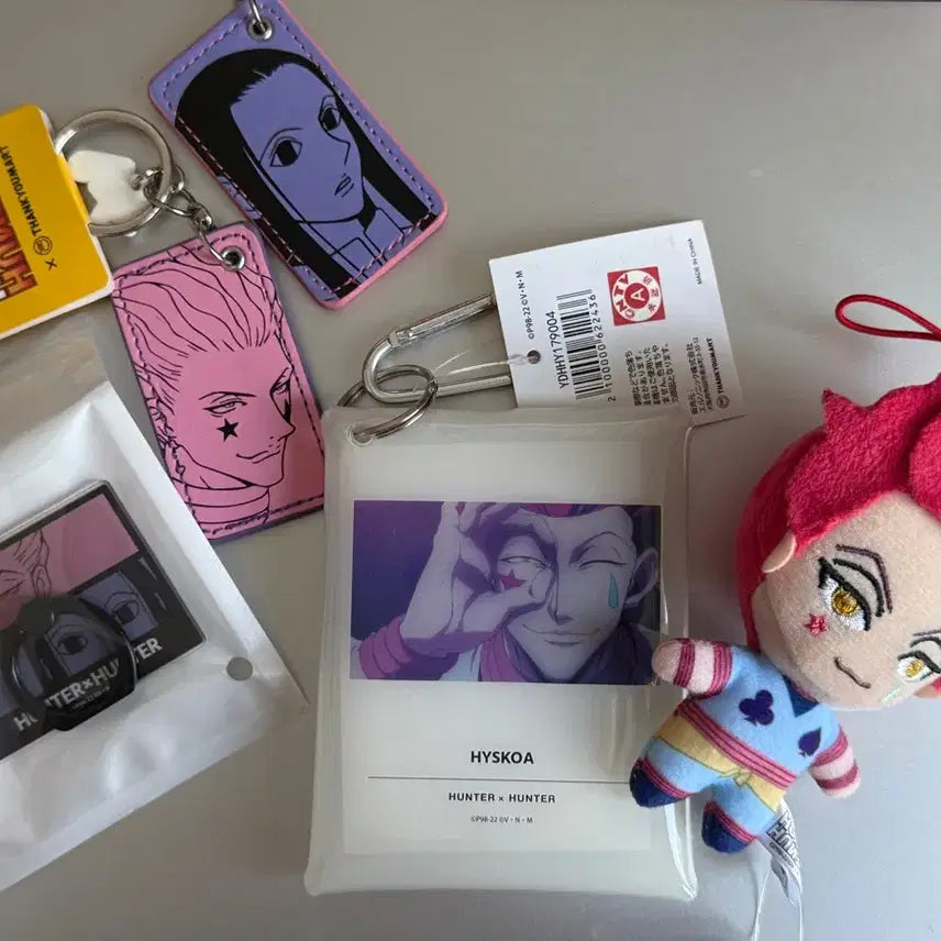 [BUNJANG] Hunter x Hunter Hisoka & Illumi Merchandise Set / 헌터x헌터 히소카 이르미 굿즈 세트