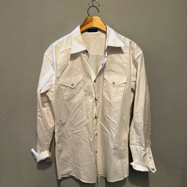 [BUNJANG] Volante White Western Shirt / 볼란테 화이트 웨스턴 셔츠