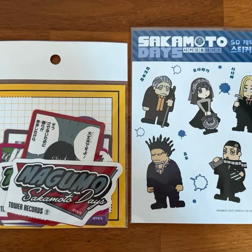[BUNJANG] Sakamo Days Sakaday Sticker Tower Records Character Sticker / 사카모토데이즈 사카데이 스티커 타워레코드 sd 캐릭터