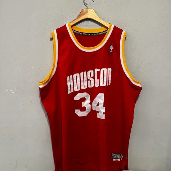 [BUNJANG] Adidas Houston Rockets Hakeem Olajuwon Mitchell & Ness Jersey / 아디다스 휴스턴 로켓츠 올라주원 미첼엔네스 유니폼