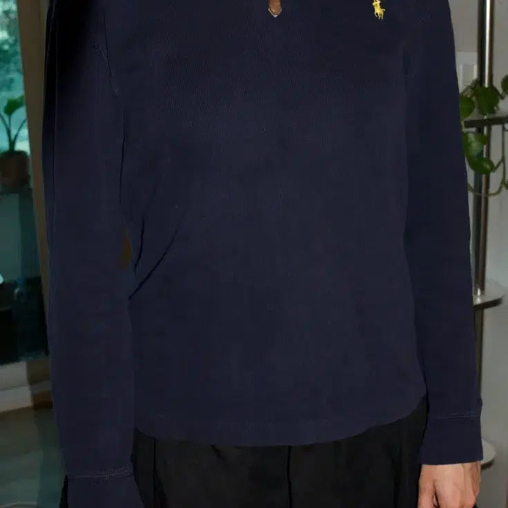 [BUNJANG] Polo Ralph Lauren Navy Half Zip Sweater S / 폴로 랄프로렌 네이비 하프 집업 스웨터 S